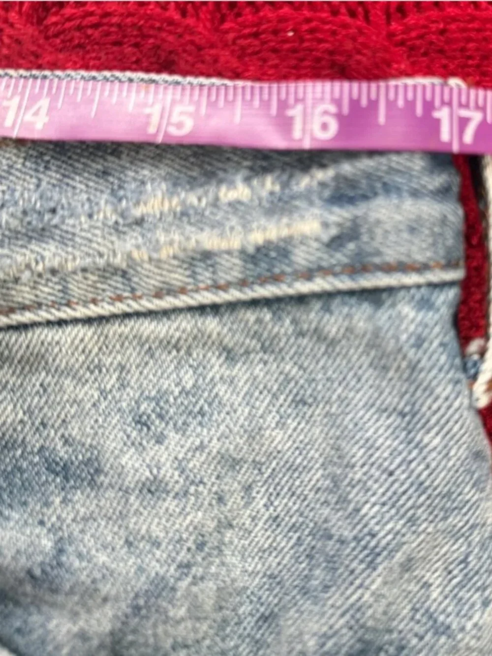 One Teaspoon Dukes Bonita Denim Shorts Size 12 | Distressed Low Rise Festival Cu
